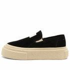 MM6 Maison Margiela Men's Slip on Sneakers in Black