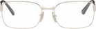 Balenciaga Silver Mercury Squared Metal Glasses