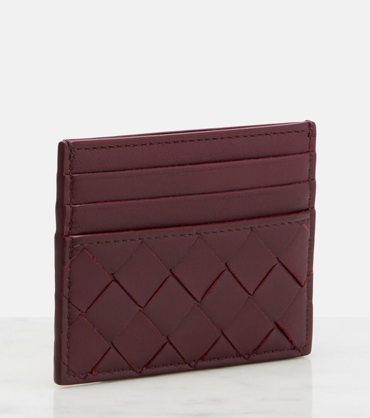 Bottega Veneta Intrecciato leather card holder