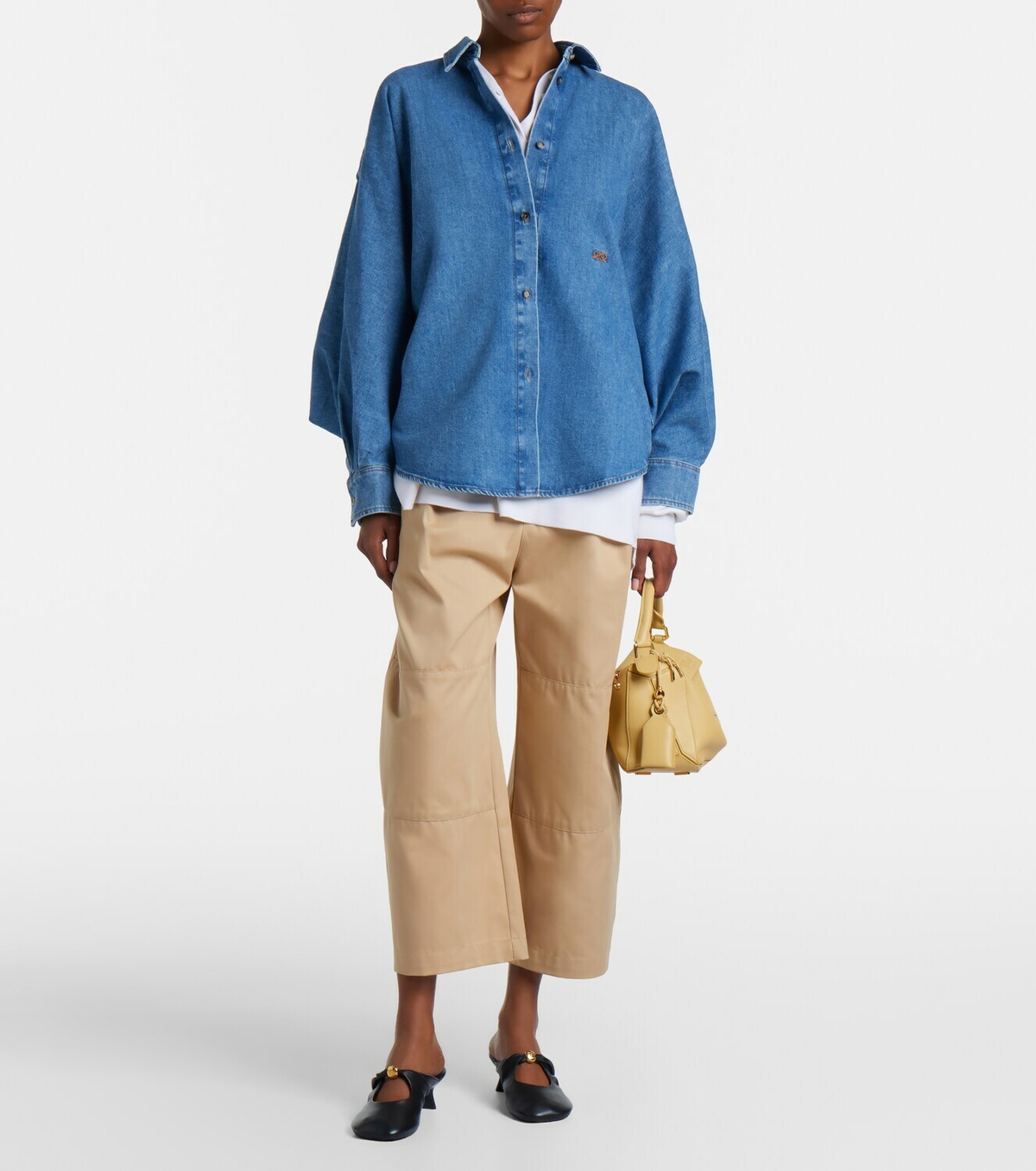 Loewe Double L denim shirt