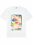 Endless Joy - Pipe Dream Printed Organic Cotton-Jersey T-Shirt - White