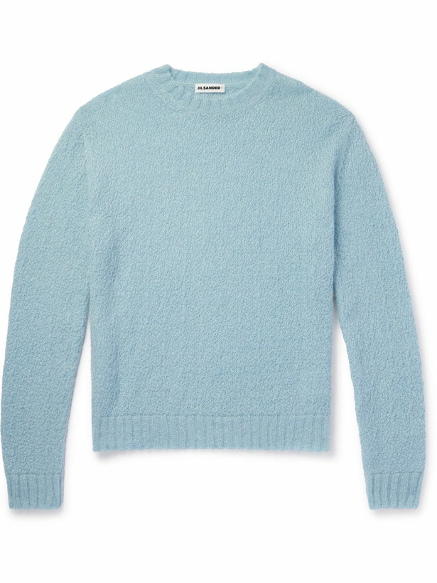 Photo: Jil Sander - Brushed Mohair-Blend Sweater - Blue