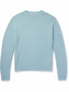 Jil Sander - Brushed Mohair-Blend Sweater - Blue