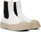Marni White Pablo Chelsea Boots