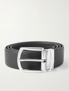 Anderson's - 3.5cm Full-Grain Leather Belt - Black