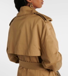 Saint Laurent Cotton gabardine trench coat