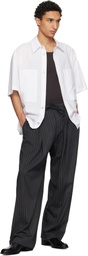 WOOYOUNGMI White Short Sleeve Cotton Shirt