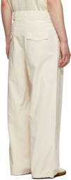 Barena Off-White Galton Garzoto Trousers