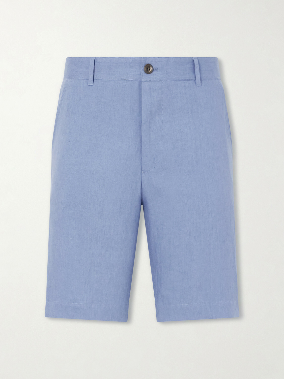 Paul Smith - Straight-Leg Linen Shorts - Blue