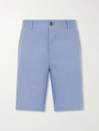 Paul Smith - Straight-Leg Linen Shorts - Blue