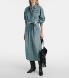 Marant Etoile Nolwen chambray shirt dress