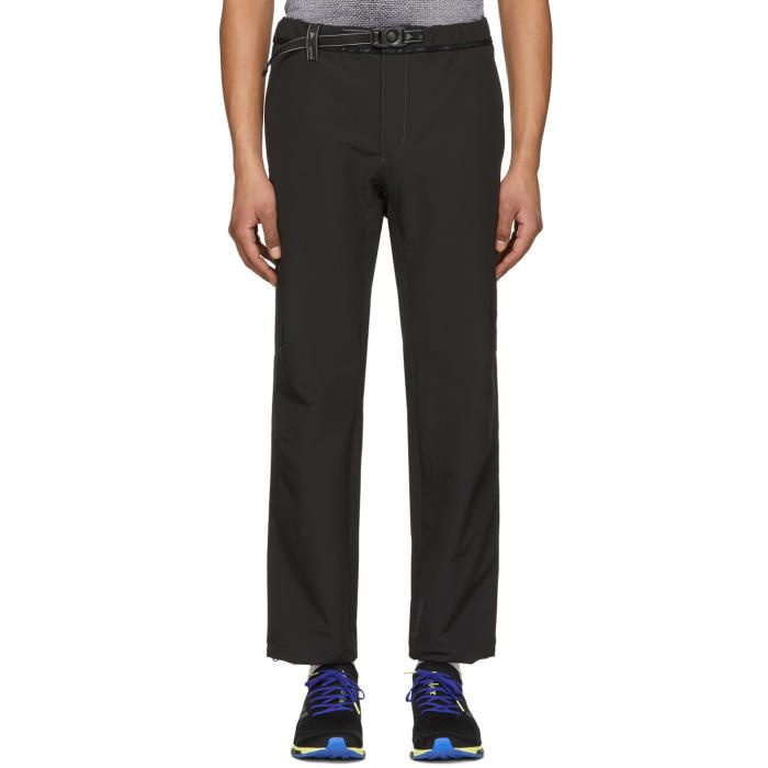 Photo: and Wander Black 2-Way Stretch Long Trousers