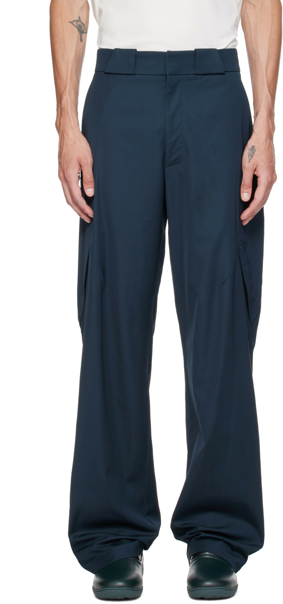 Kiko Kostadinov Blue Erdiko Trousers