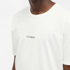 C.P. Company Men's Central Logo T-Shirt in Gauze White