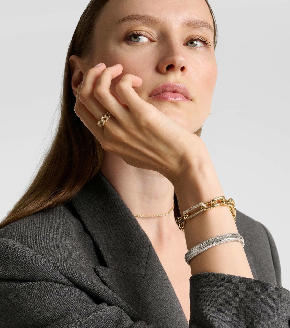 Shay Jewelry 18kt gold bracelet with diamonds