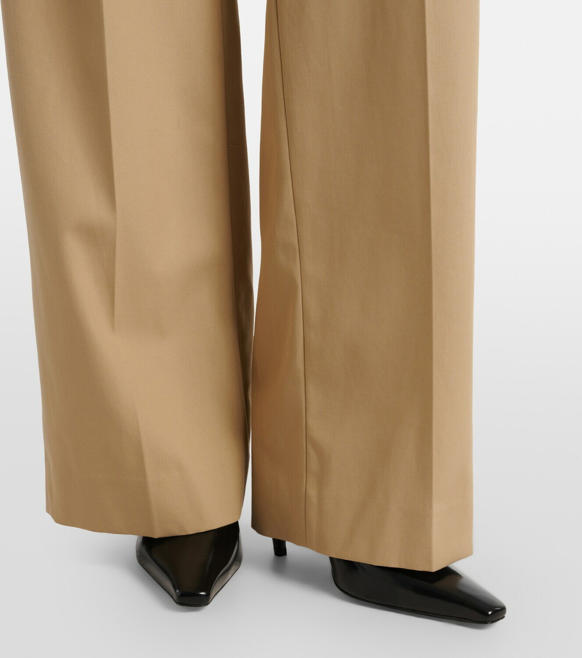Jean Paul Gaultier Cutout cotton wide-leg pants