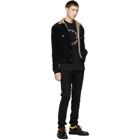 McQ Alexander McQueen Black Dropped Shoulder T-Shirt