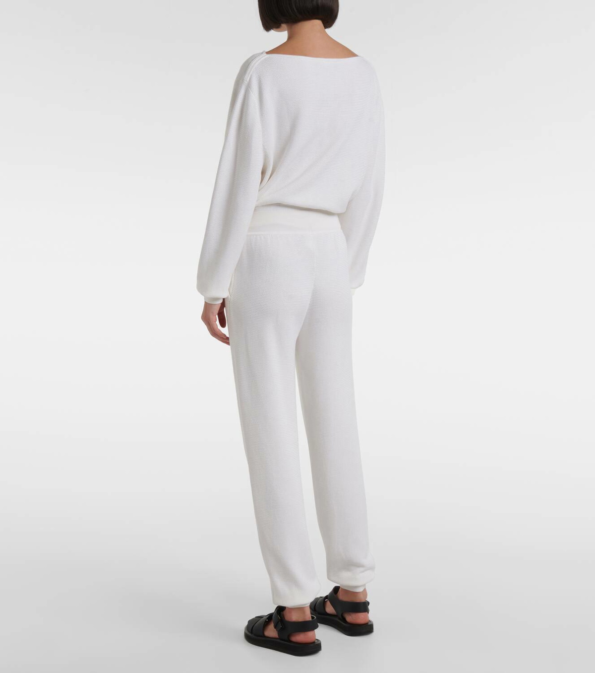 Loro Piana Dora Baltea silk and cotton sweatpants