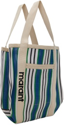 Isabel Marant Beige & Blue Darwen Tote