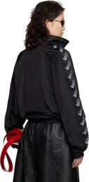 LU'U DAN Black Windbreaker L-D Jacket