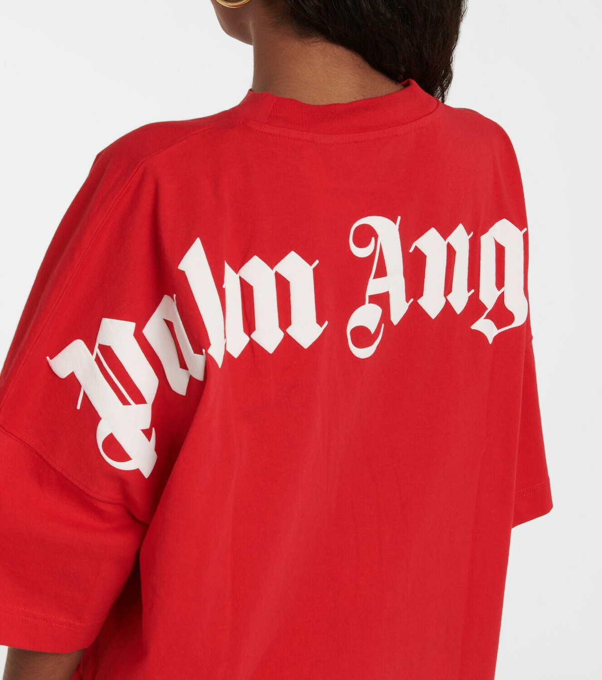 Palm Angels - Logo cotton jersey T-shirt Palm Angels