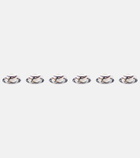 Missoni Nastri set of 6 teacups and saucers