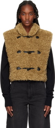 Isabel Marant Etoile Tan Alisa Vest