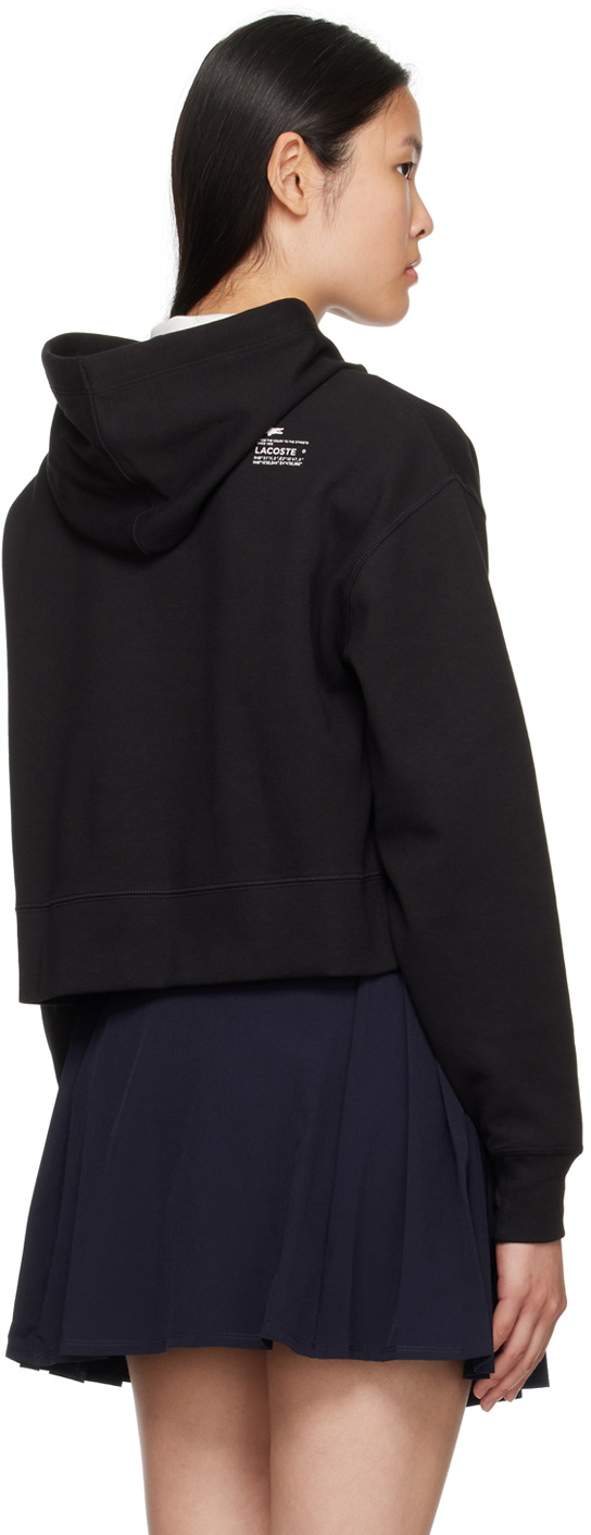 Lacoste Black Vent Hoodie