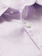 Theory - Irving Linen Shirt - Purple