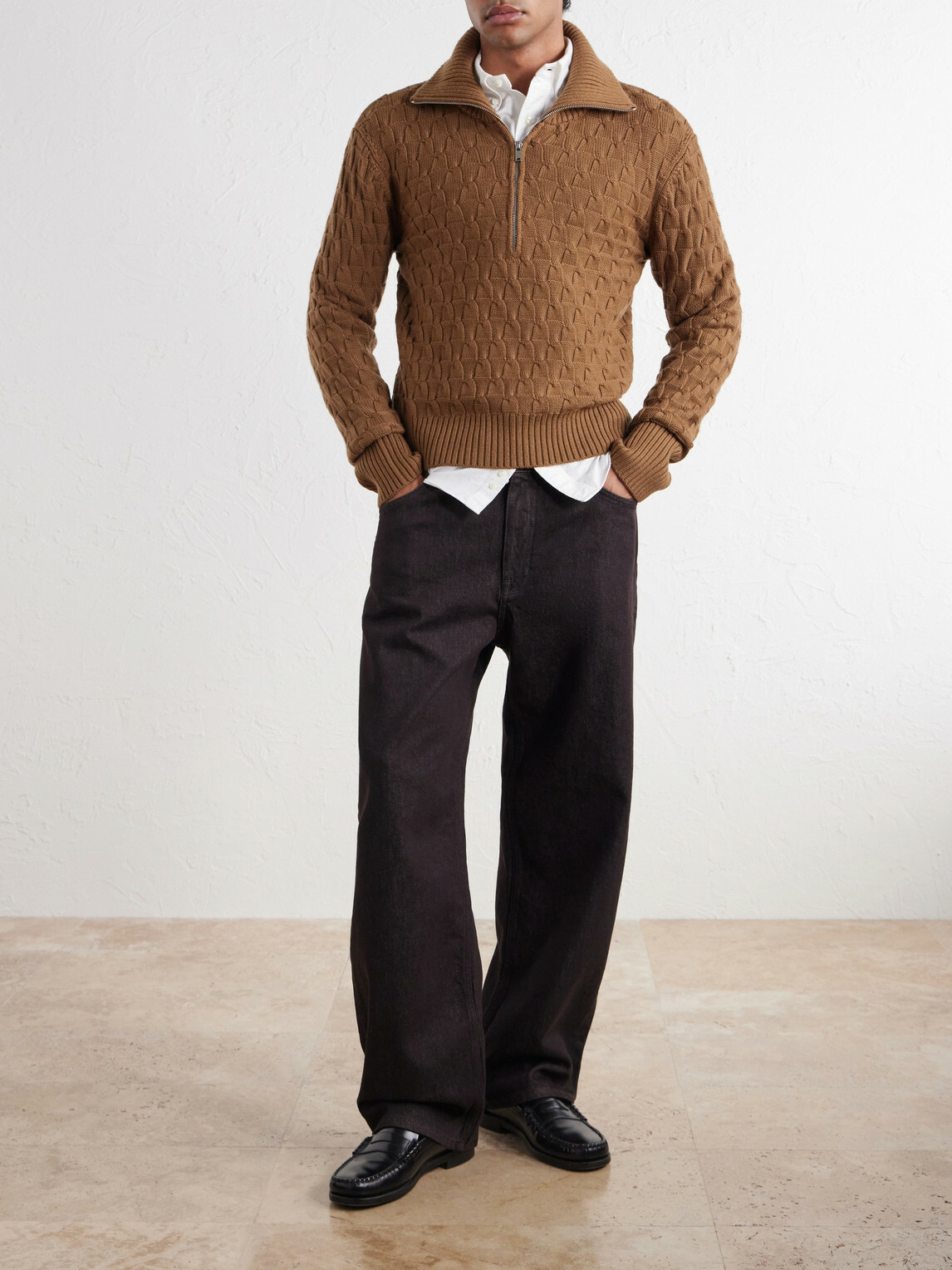 NN07 - Ross 10069 Straight-Leg Organic and Recycled Jeans - Brown