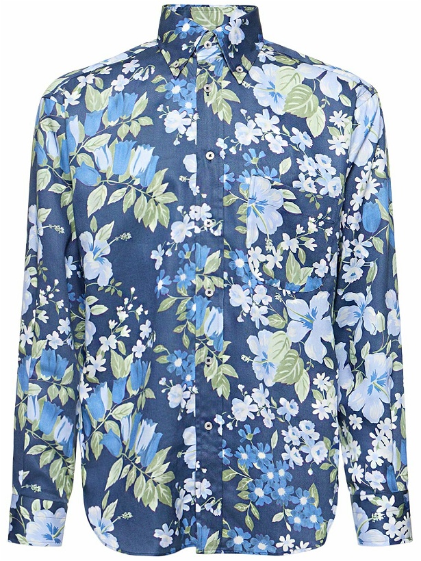 Photo: TOM FORD - Floral Lyocell Fluid Fit Leisure Shirt