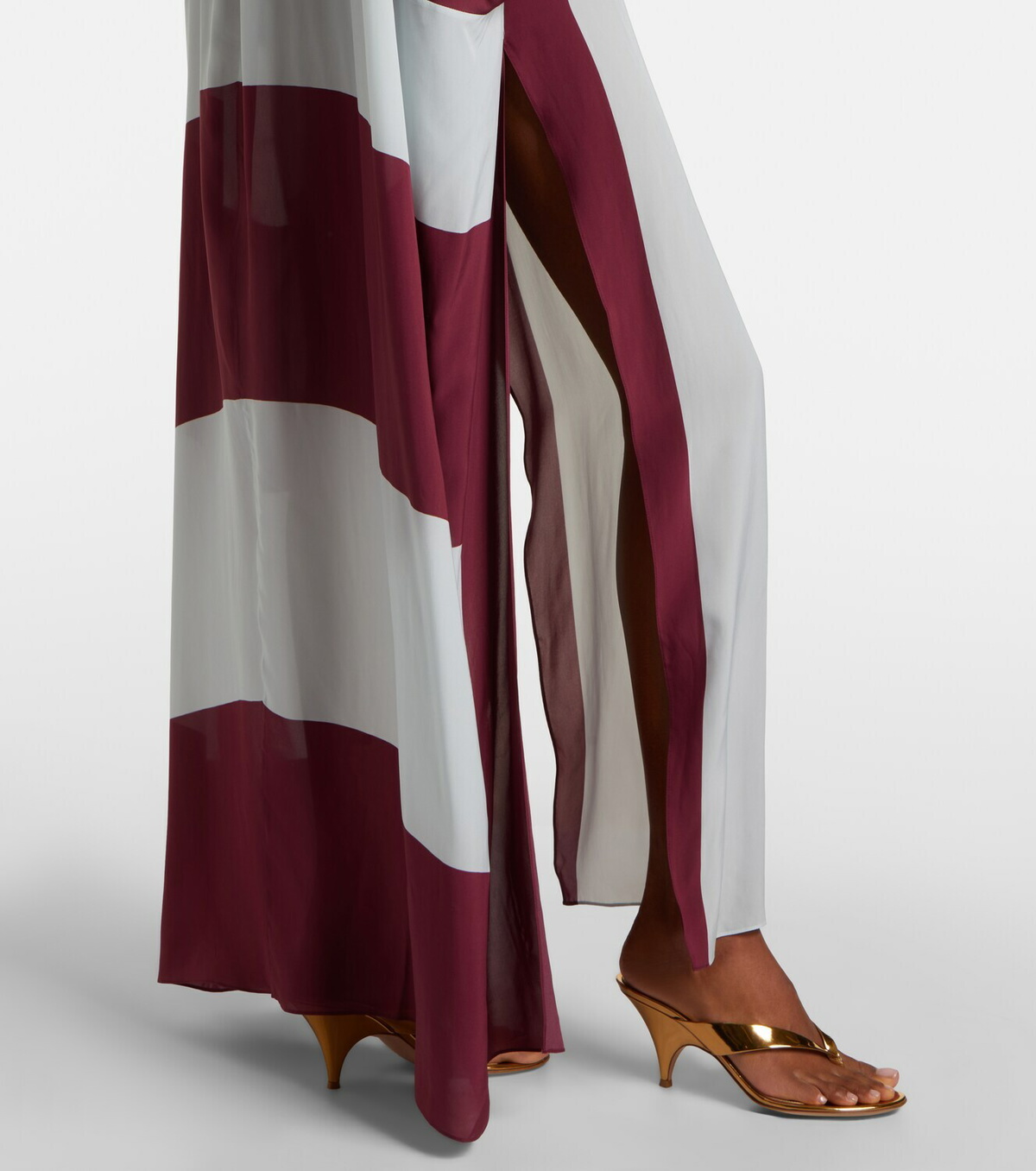 Adriana Degreas Bold Stripes kaftan