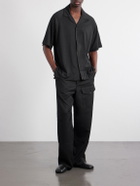Jacquemus - La Chemise Jean Atelier Camp-Collar Jersey Shirt - Black