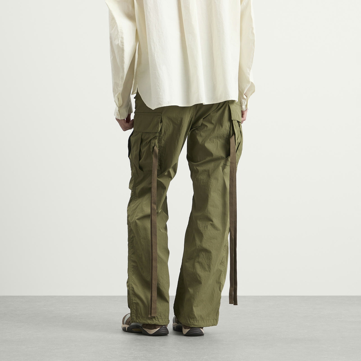 Beams Boy Women's Nylon Military Pant in Olive
