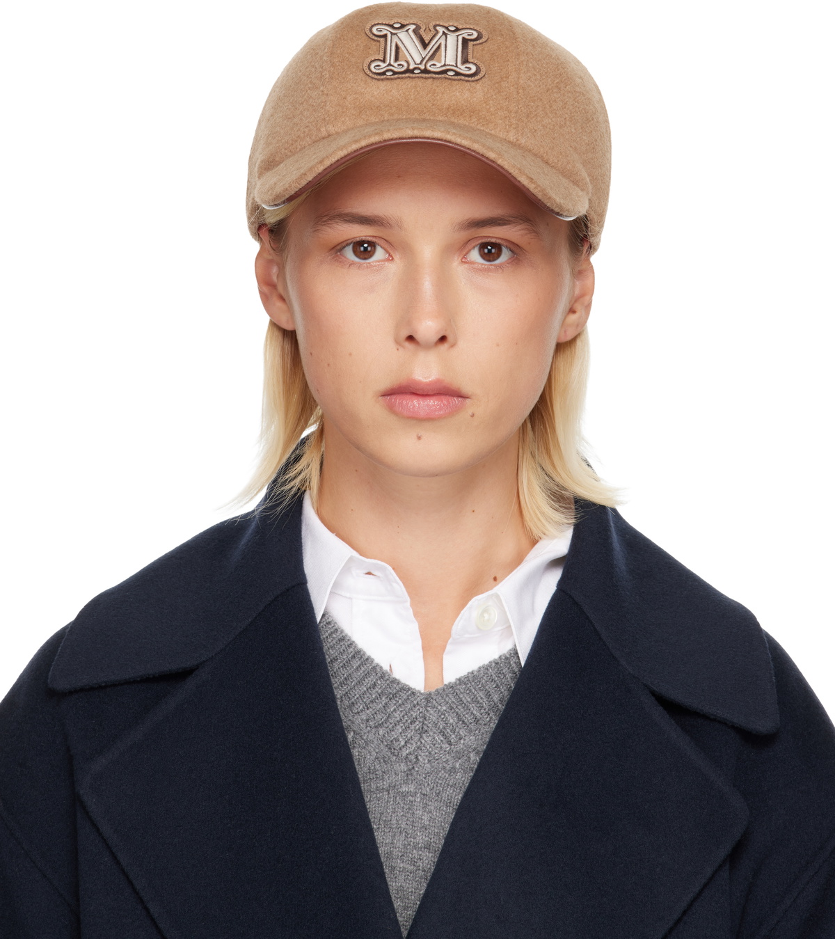 Mowalola Gray 'Lotta' Cap Mowalola