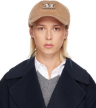 Max Mara Tan Fedora Cap