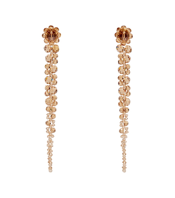 Photo: Simone Rocha Crystal-embellished drop earrings