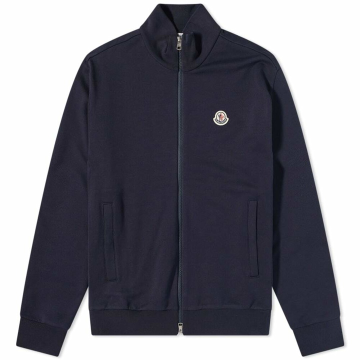 Photo: Moncler Men's Logo Track Jacket in Navy