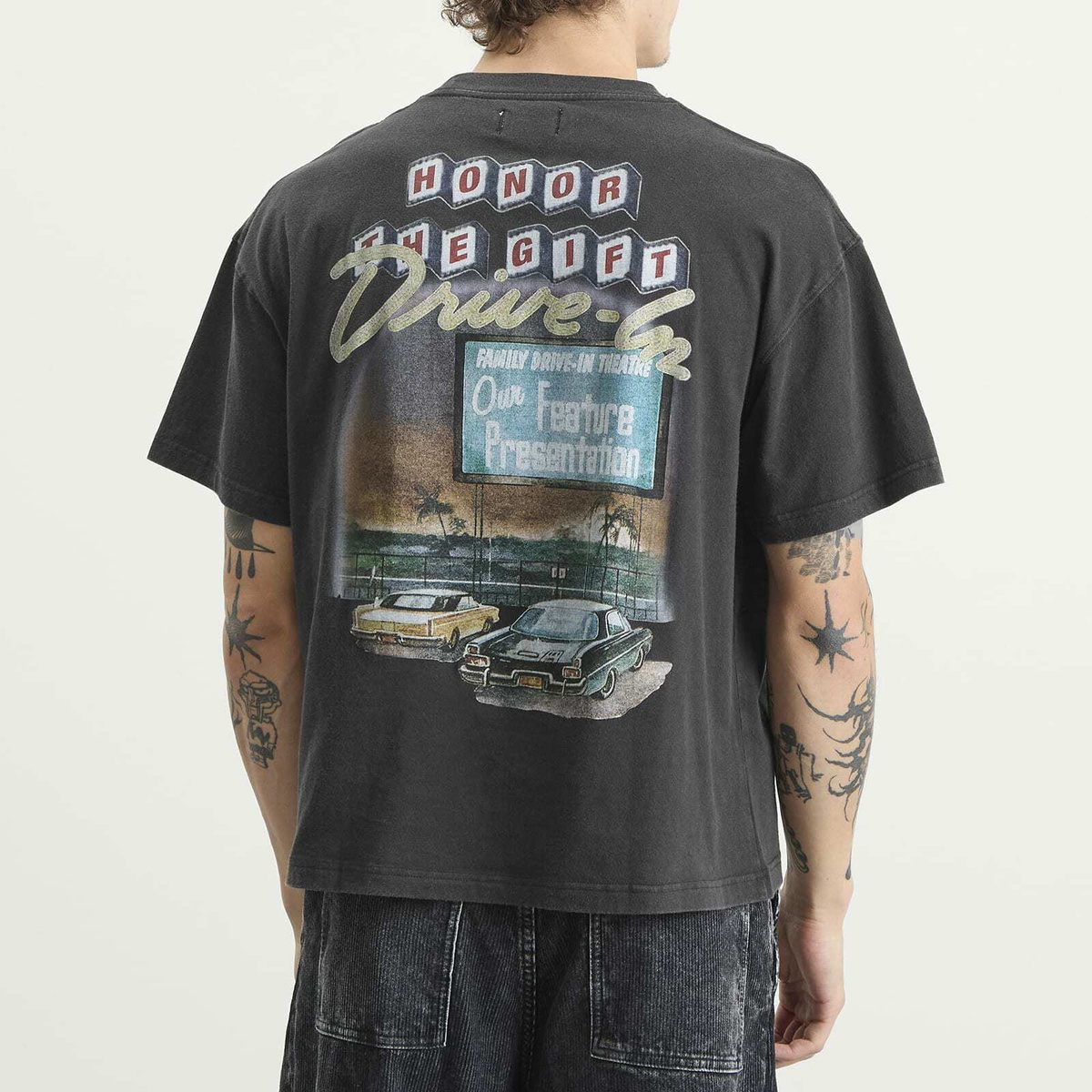 Honor the Gift Men's Feature Presentation T-Shirt in Black