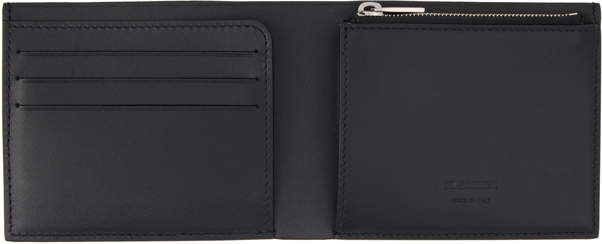 Jil Sander Black Zip Pocket Wallet