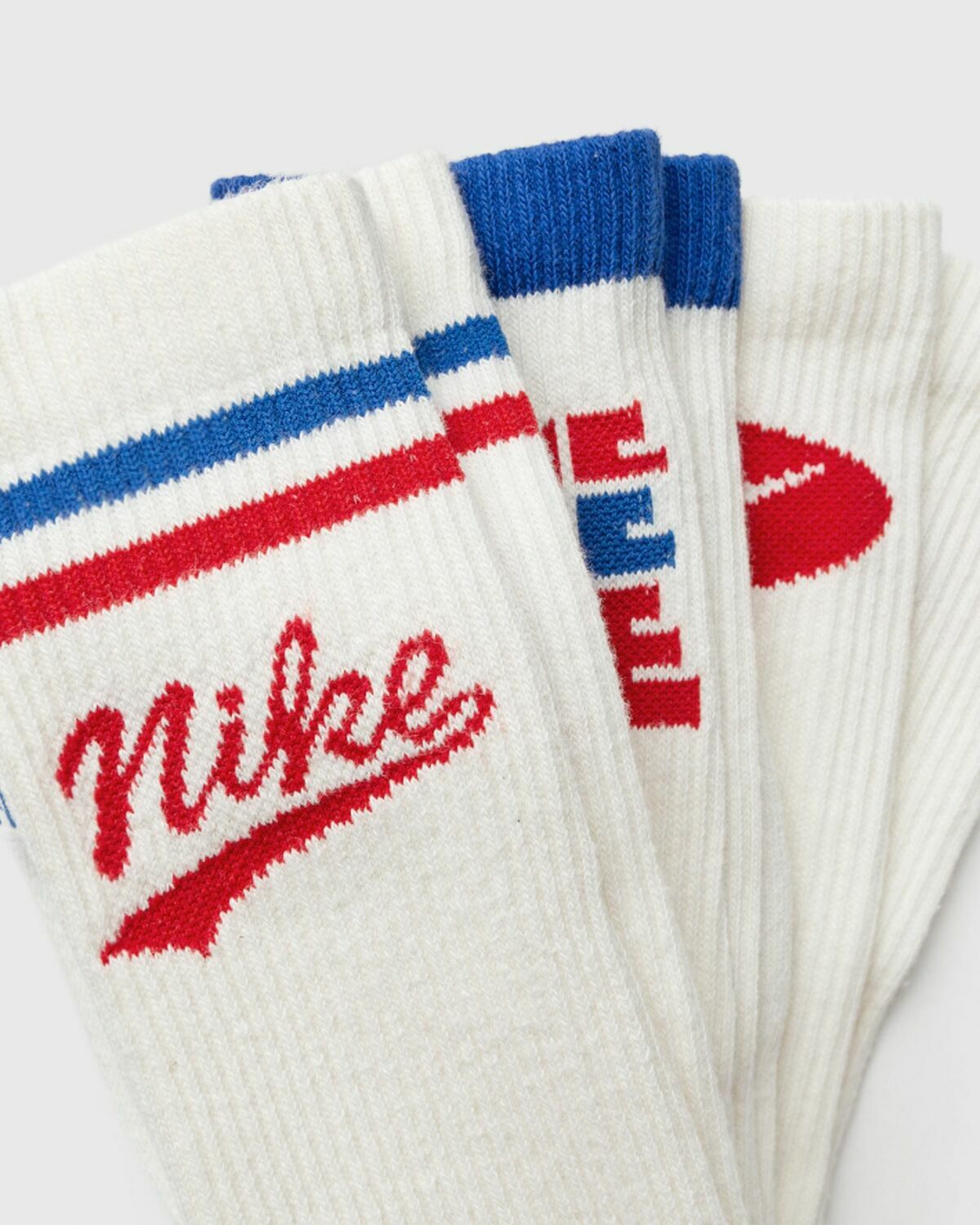 Nike ED PLS CRW 3PR LFESTL 144 Beige Mens Sock
