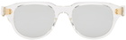 Dita Transparent & Grey Telehacker Sunglasses