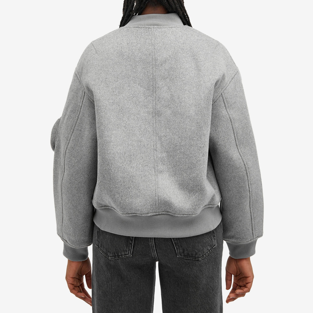 Axel Arigato Women's Orson Bomber Jacket in Grey Melange