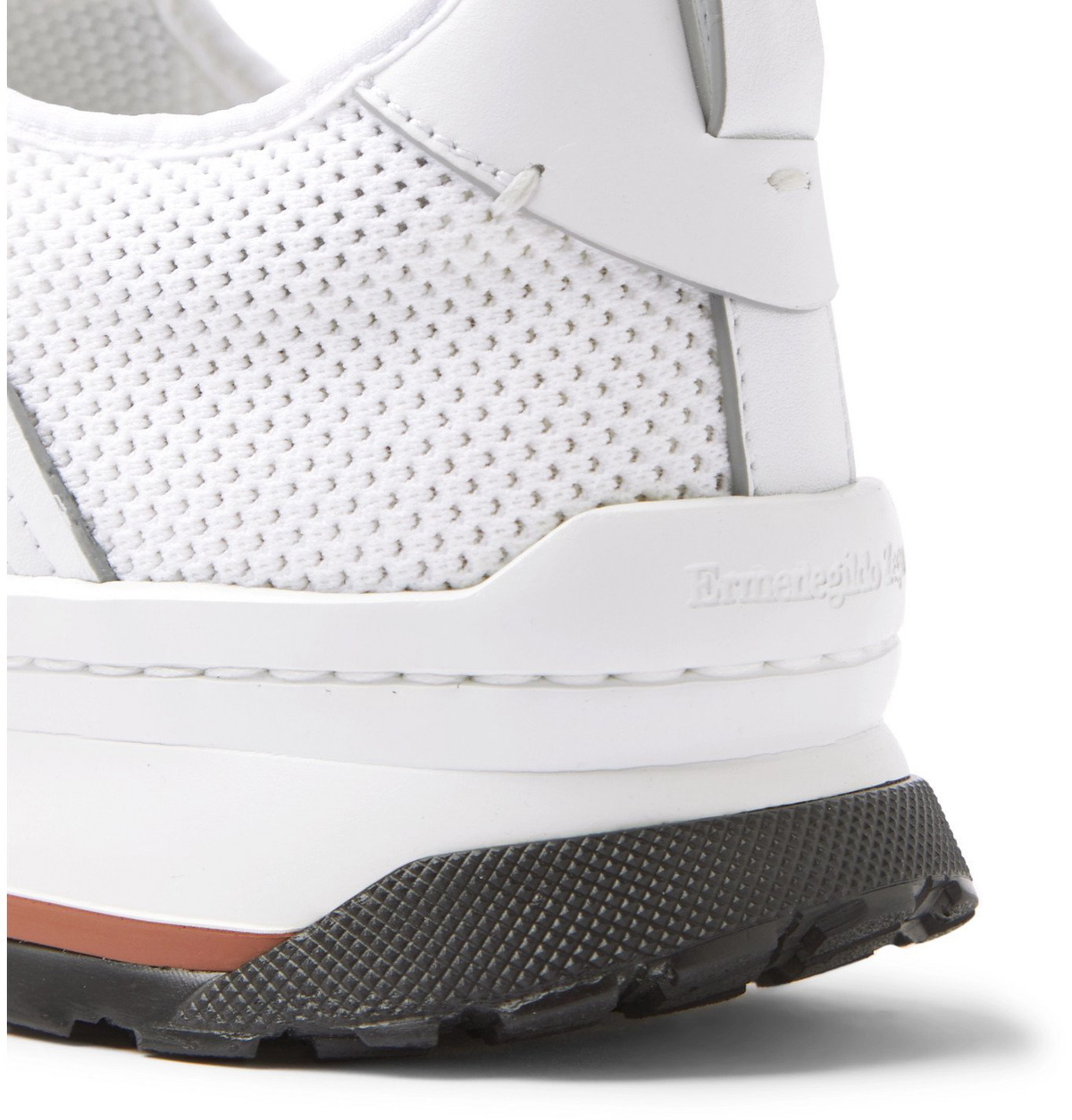 Ermenegildo Zegna - Siracusa Leather and Mesh Sneakers 