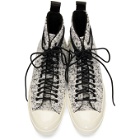 Converse White and Black Boucle Chuck 70 High Sneakers