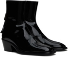 Acne Studios Black Patent Boots