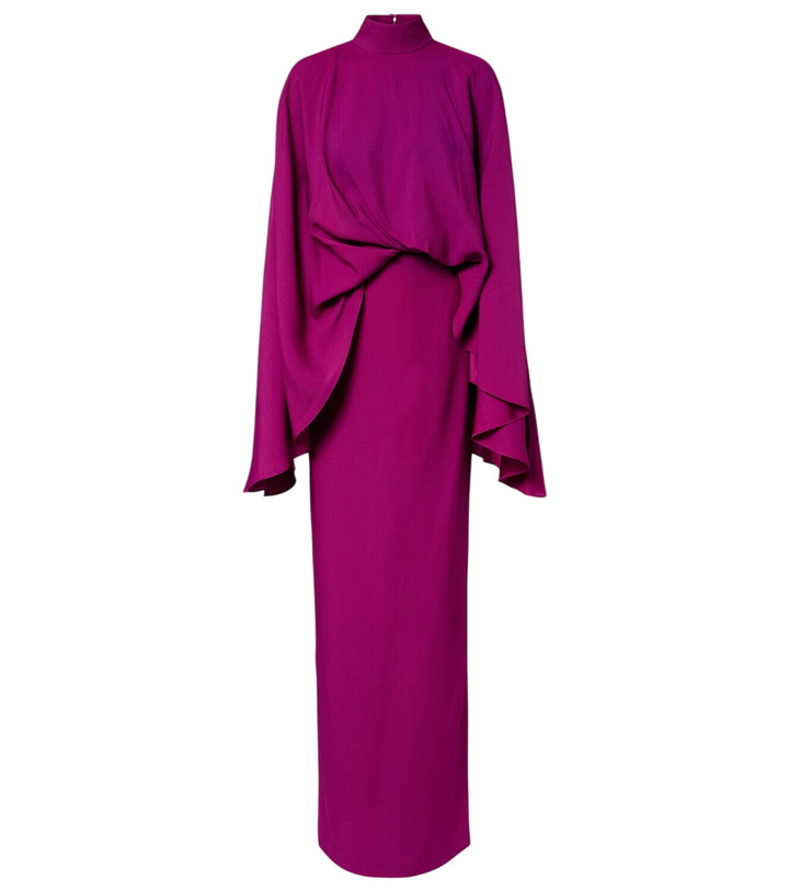 Photo: Taller Marmo Bacall draped crêpe gown