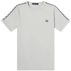 Fred Perry Men's Taped Ringer T-Shirt in Limestone