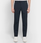 Incotex - nanamica Slim-Fit Tapered Stretch Tech-Jersey Trousers - Midnight blue