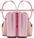 Valentino Garavani Pink VLogo Signature Platform Heels